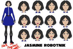 Jasmine Robotnik Vtube WIP