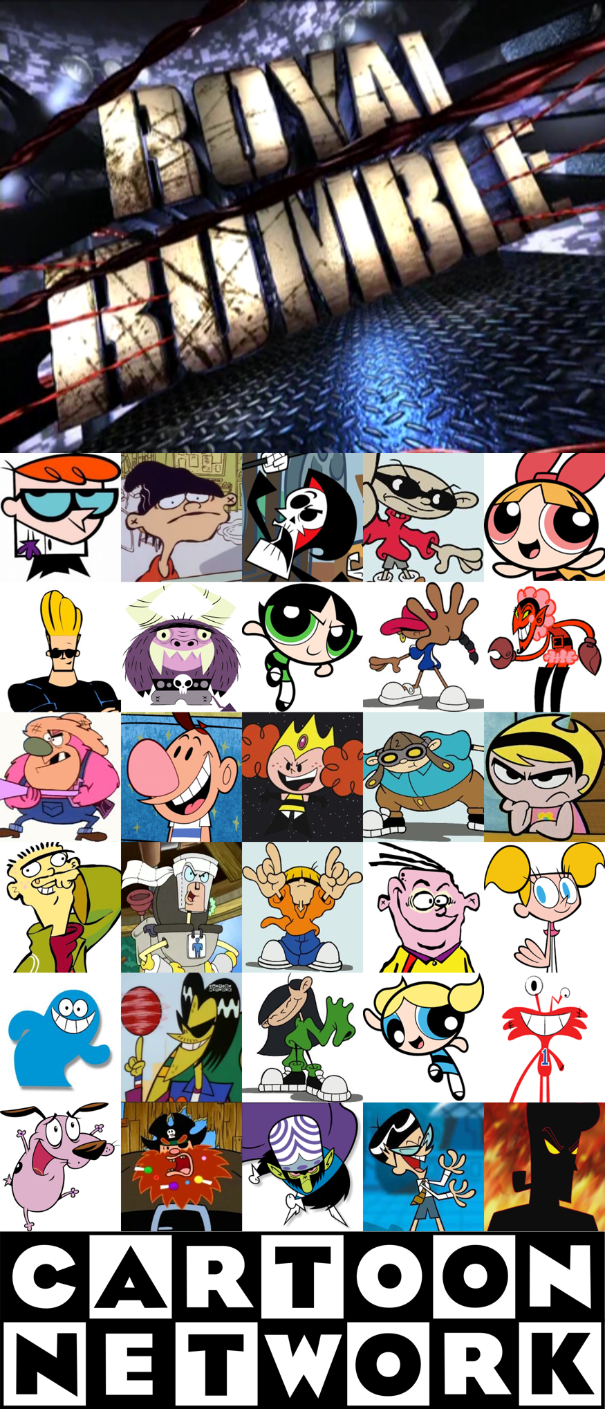 Cartoon Network 30 Characters Royal Rumble