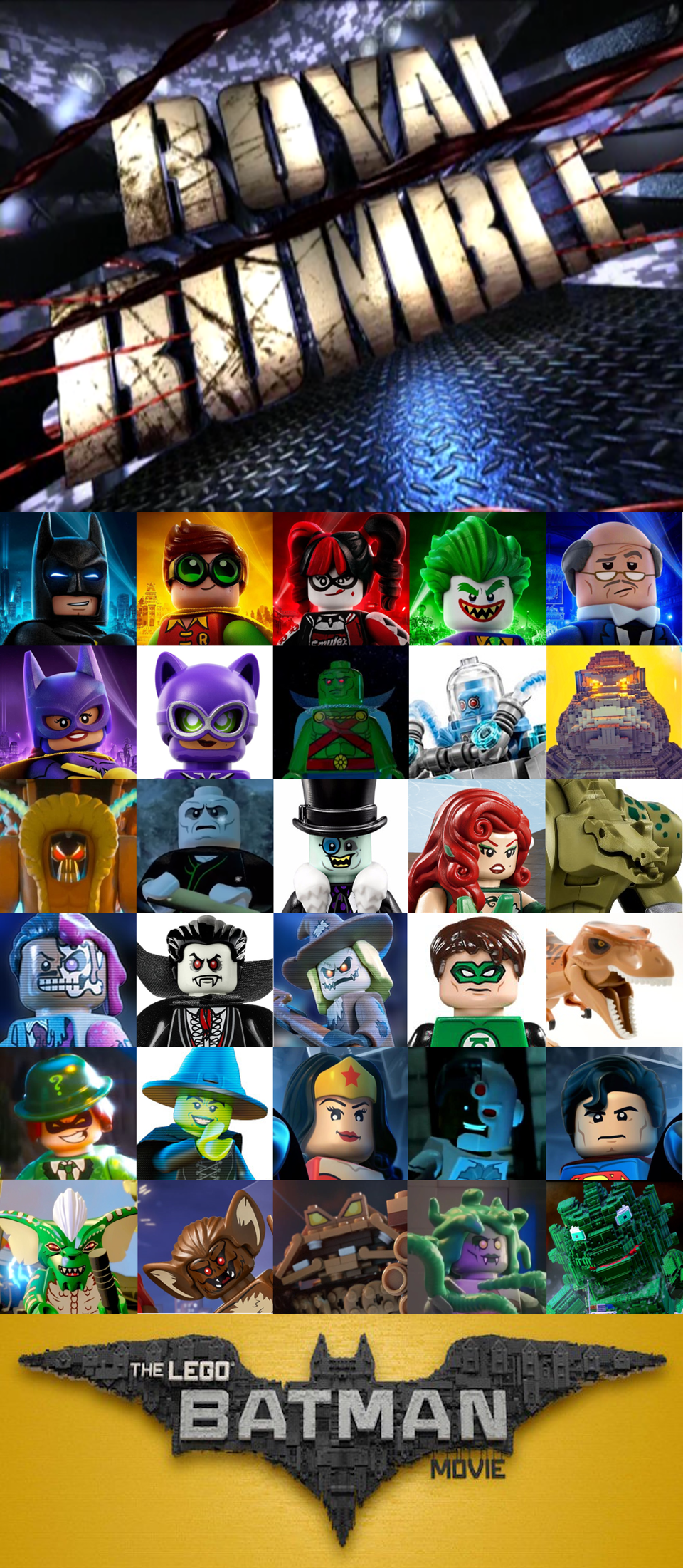 The Lego Batman Movie 30 Characters Royal Rumble by NightmareBear87 on  DeviantArt