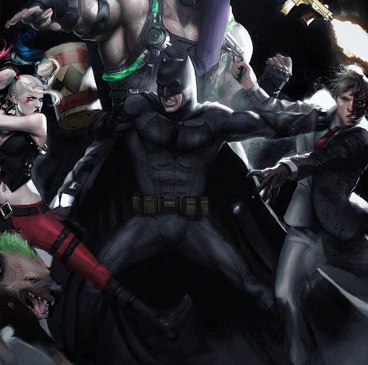 Batman vs everyone by UNKNOWN