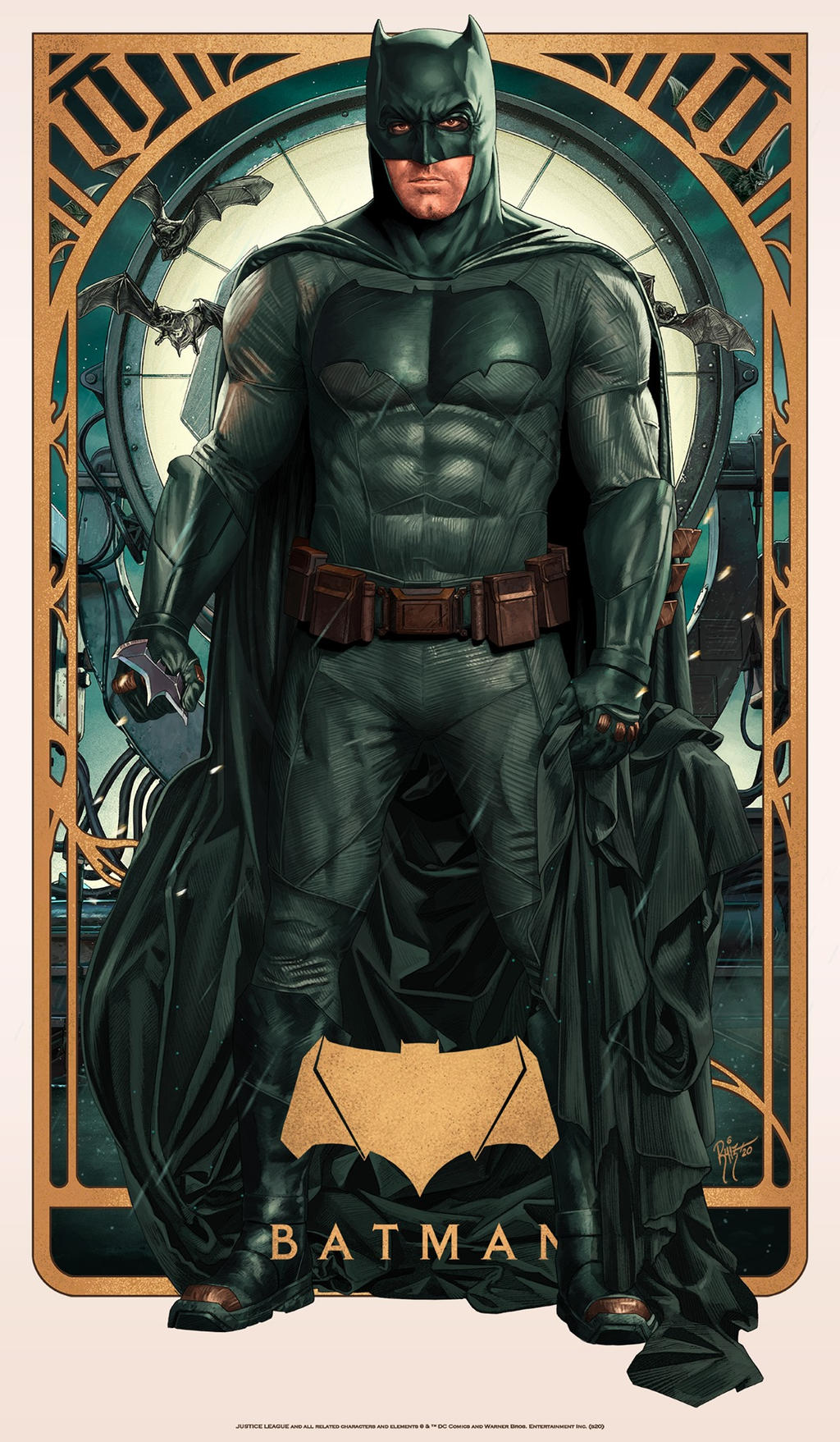 Batman Ben Affleck art by BatmanMoumen on DeviantArt