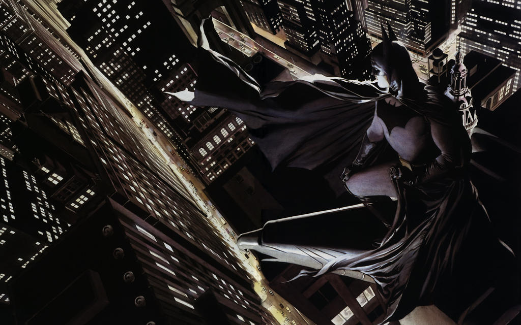 Batman by Alex Ross Wallpaper by BatmanMoumen on DeviantArt