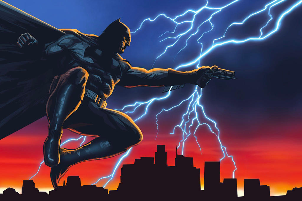 Batflexk Batman (Batfleck) TDK Returns by Dustin Massey by BatmanMoumen on ...