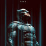 Batman Batfleck poster by Mikal Journou