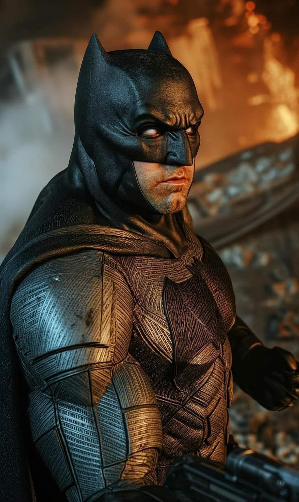 Batflec Batman Batfleck Intense By Unknown by BatmanMoumen on DeviantArt