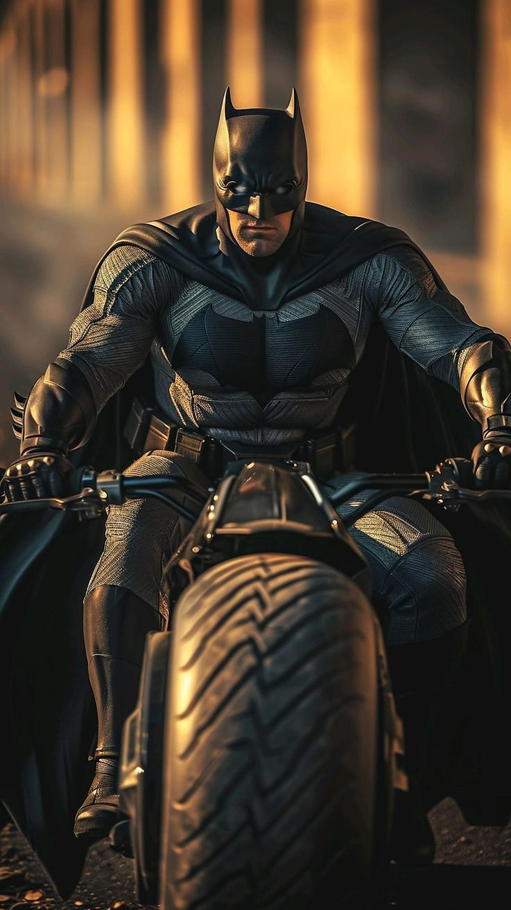 Batflexk Batman Batfleck Batbike By Unknown by BatmanMoumen on DeviantArt