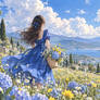 Blue Hydrangea Dreams