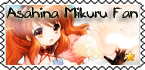 Asahina Mikuru Fan Stamp by RanmaGirlSaotome