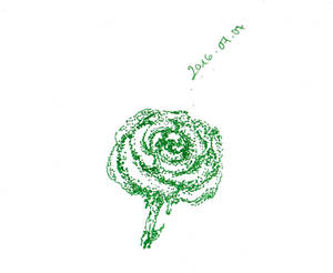 Pointilism / rose