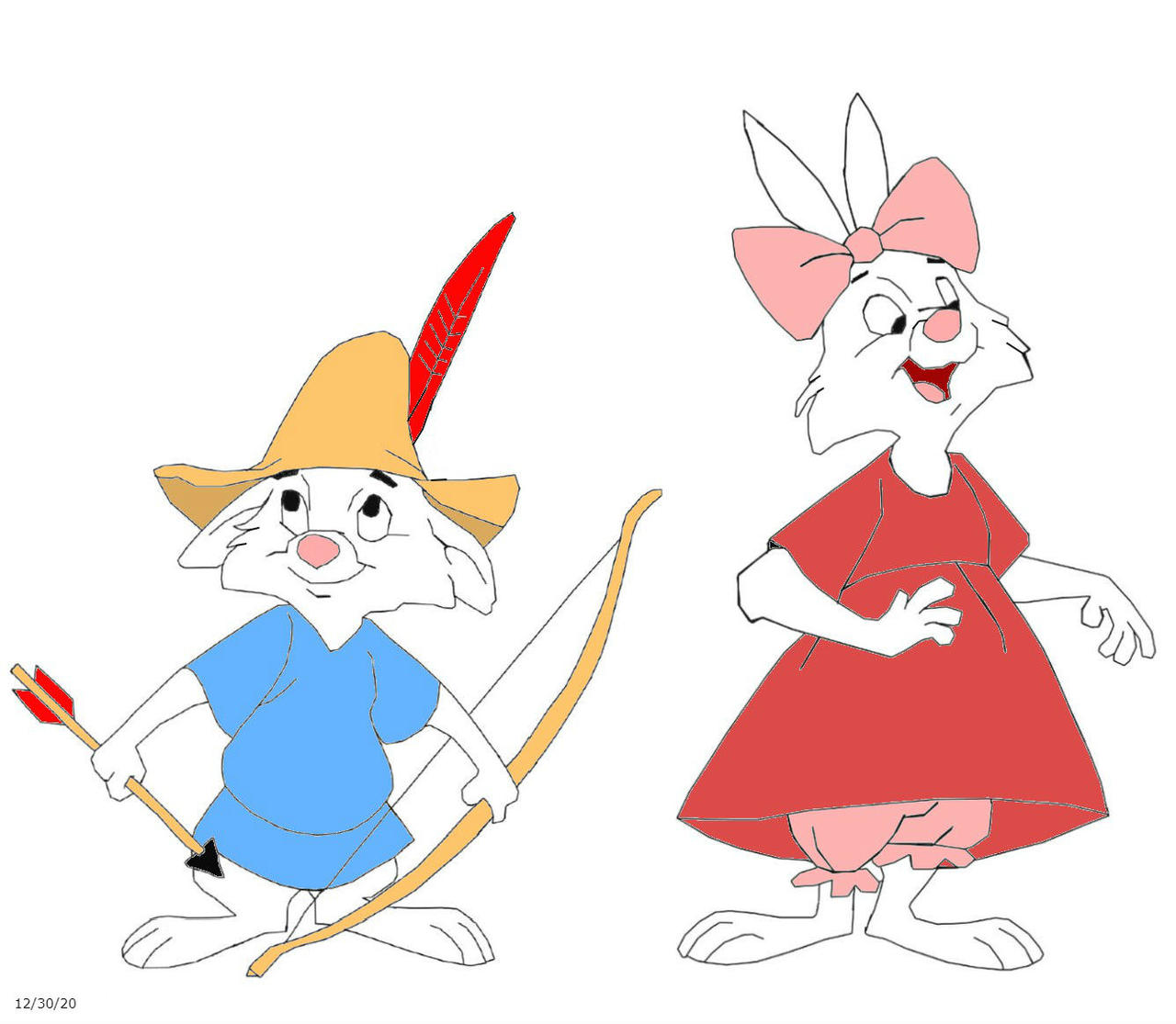 Sis and Skippy Rabbit by Wolfmage90 on DeviantArt