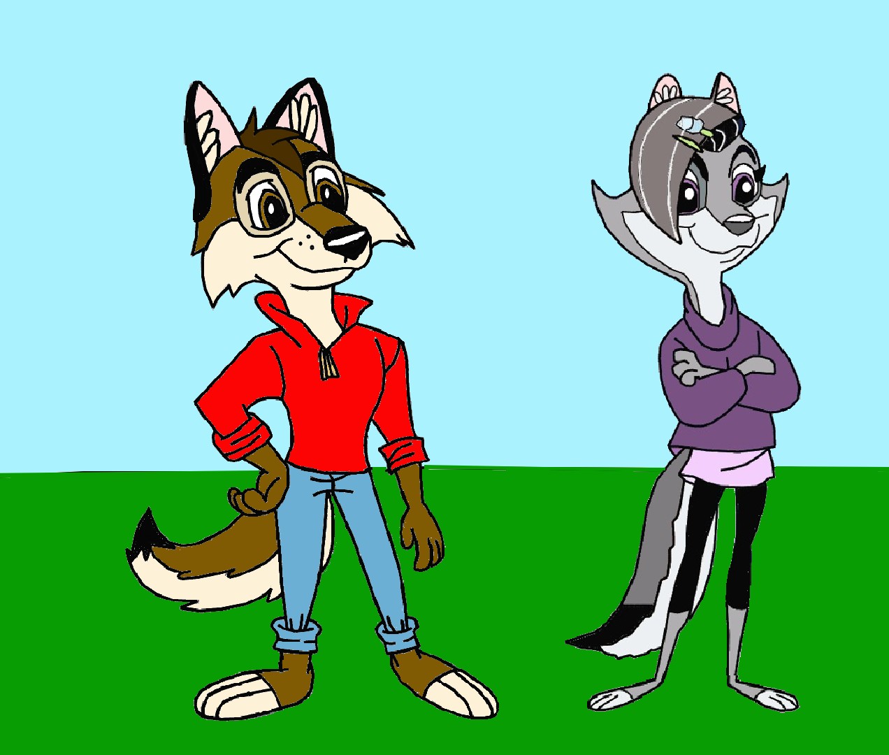 Wiley and Violet Wolf by Wolfmage90 on DeviantArt