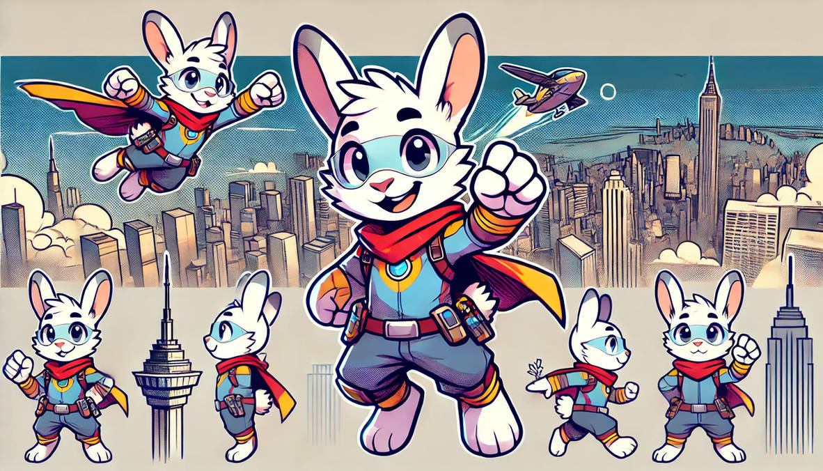 Bullet Point Rabbit The Amazing Bullet Bunny! by Wolfmage90 on DeviantArt