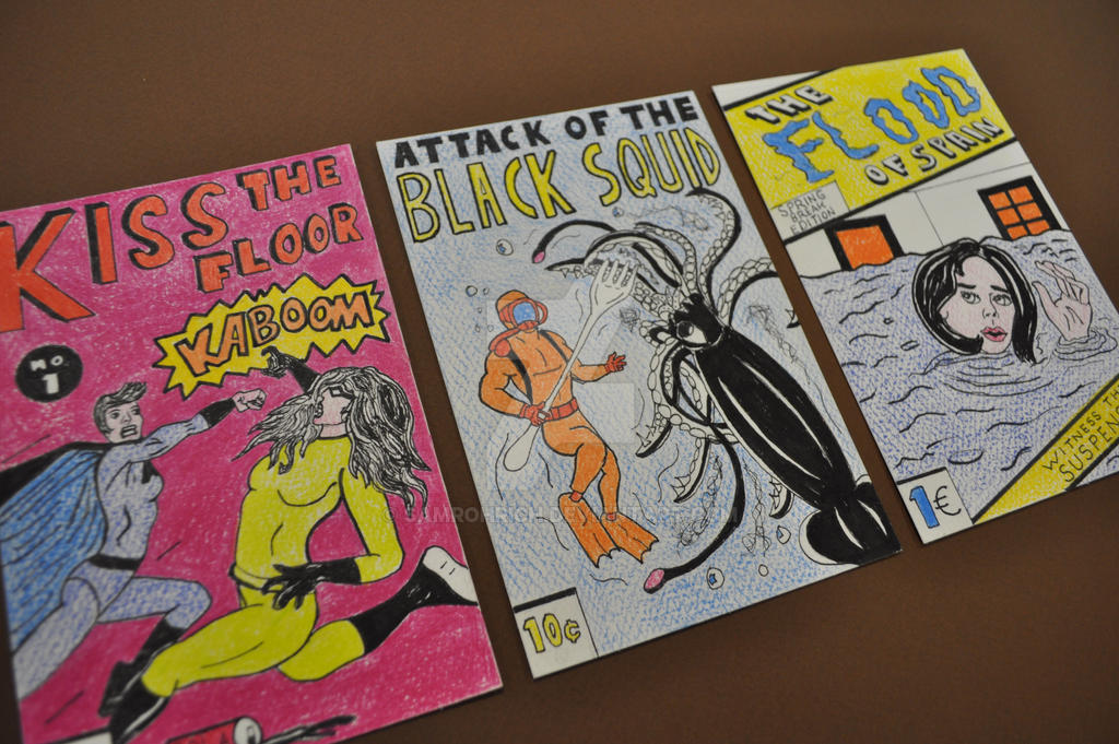 Comic Style Post Comic Post Cards by SamRohrich on DeviantArt