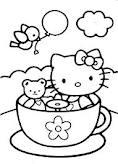 Hello Kitty Coloring Page9