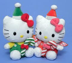 Hello Kitty Christmas 2011 Plushies