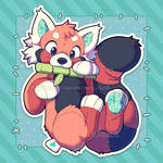 Red Panda Plush - February by NeonSlushie