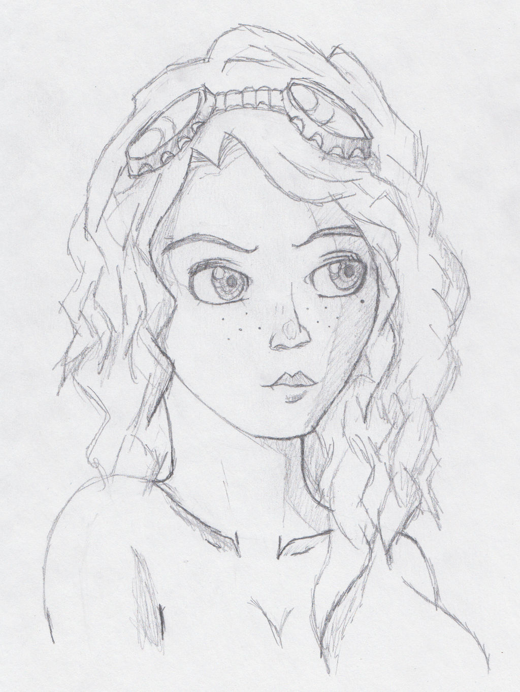 Leona Rilieia - Portrait - Sketch