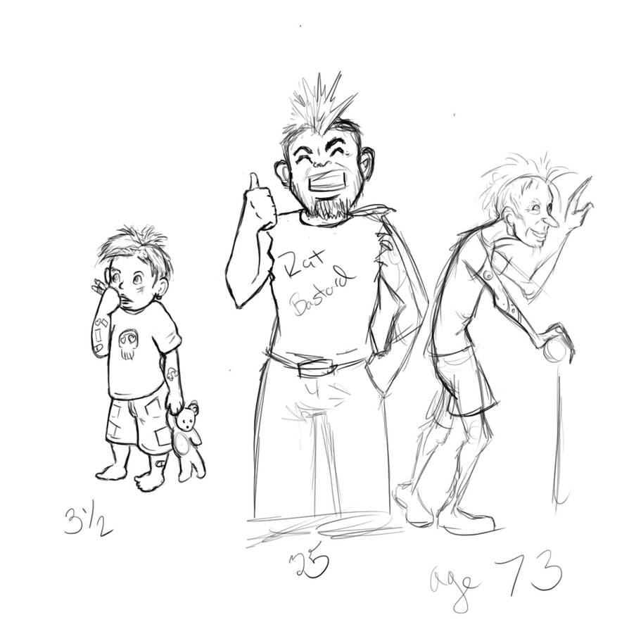 Deviantart Aging Process Aging Process practice WIP by Jazabel13 on DeviantArt