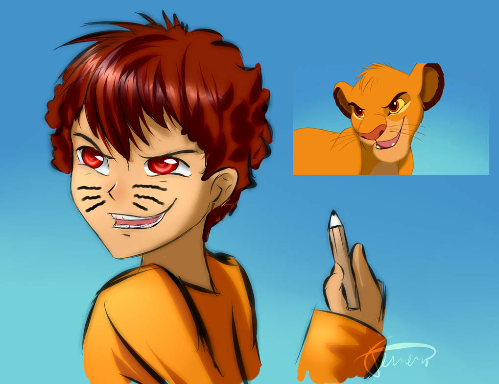 humanized Simba by TemeroHimitaki on DeviantArt