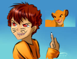 humanized Simba