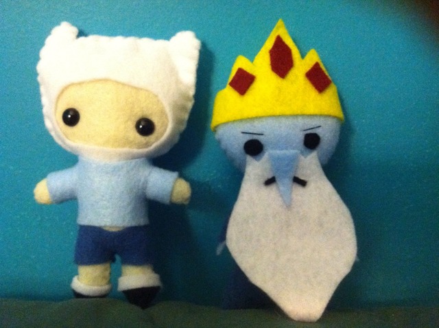 Finn + Ice King Plushies