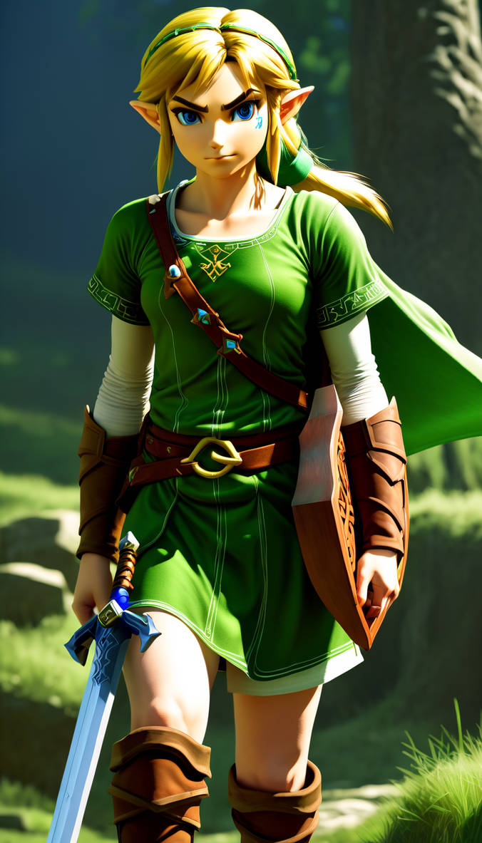 Deviantart Link Model Link by Kaleidia on DeviantArt