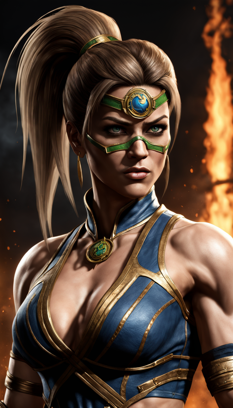 Mortal Kombat 12 Kitana concept art by Valarmorghulisss on DeviantArt