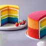 Rainbow Sponge Cake