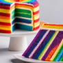 Rainbow Swirly Sponge Cake