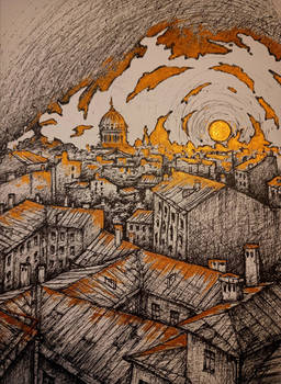 Inktober52 prompt 1: Sunrise