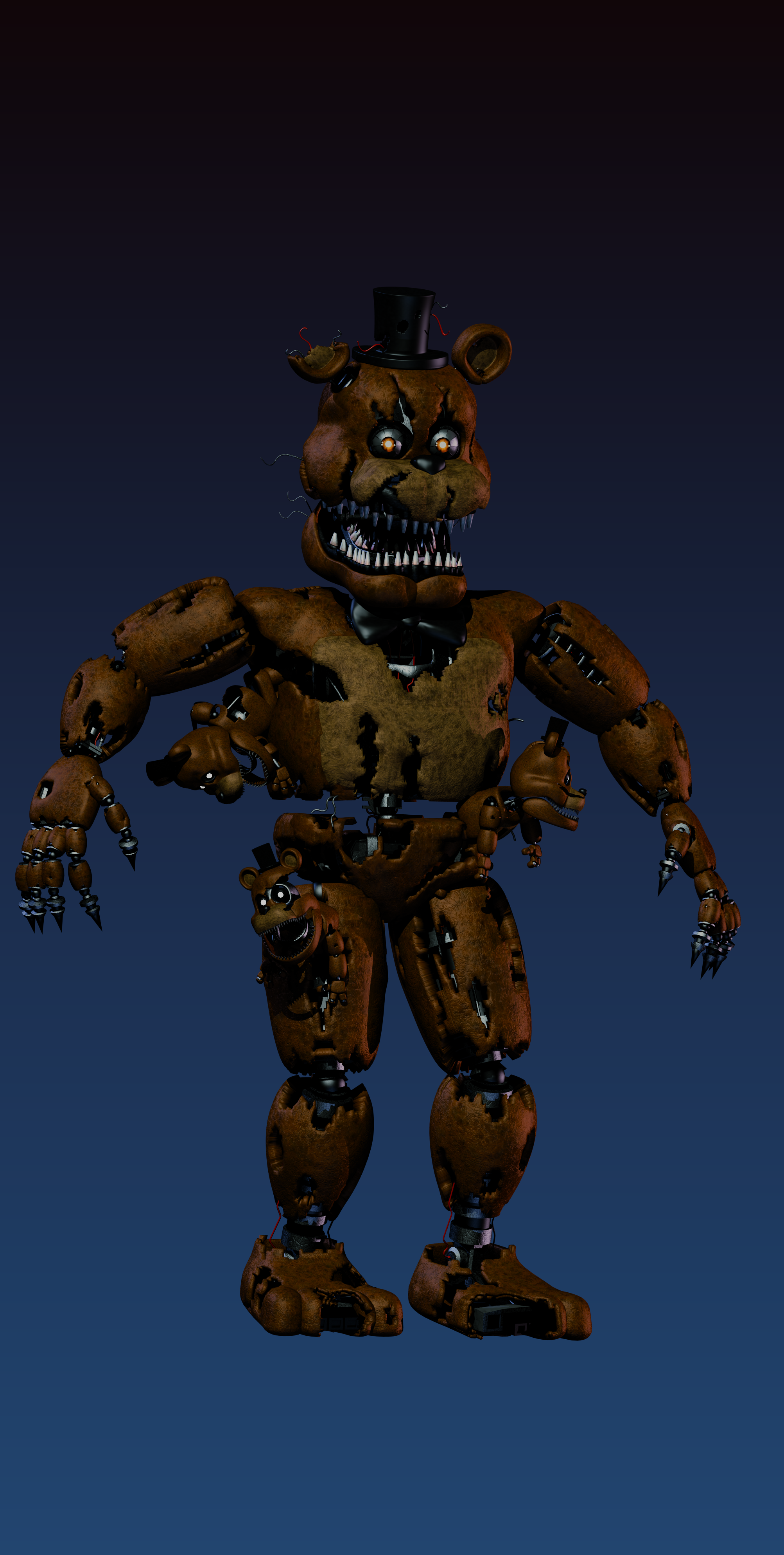 Unnightmare Fredbear (Help Wanted) by Fnaf-fan201 on DeviantArt