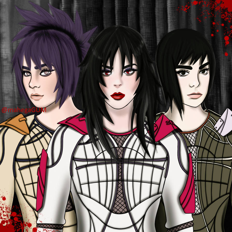 Bad Blood - Kurenai, Anko and Shizune (textless) by mahegaGUM on DeviantArt