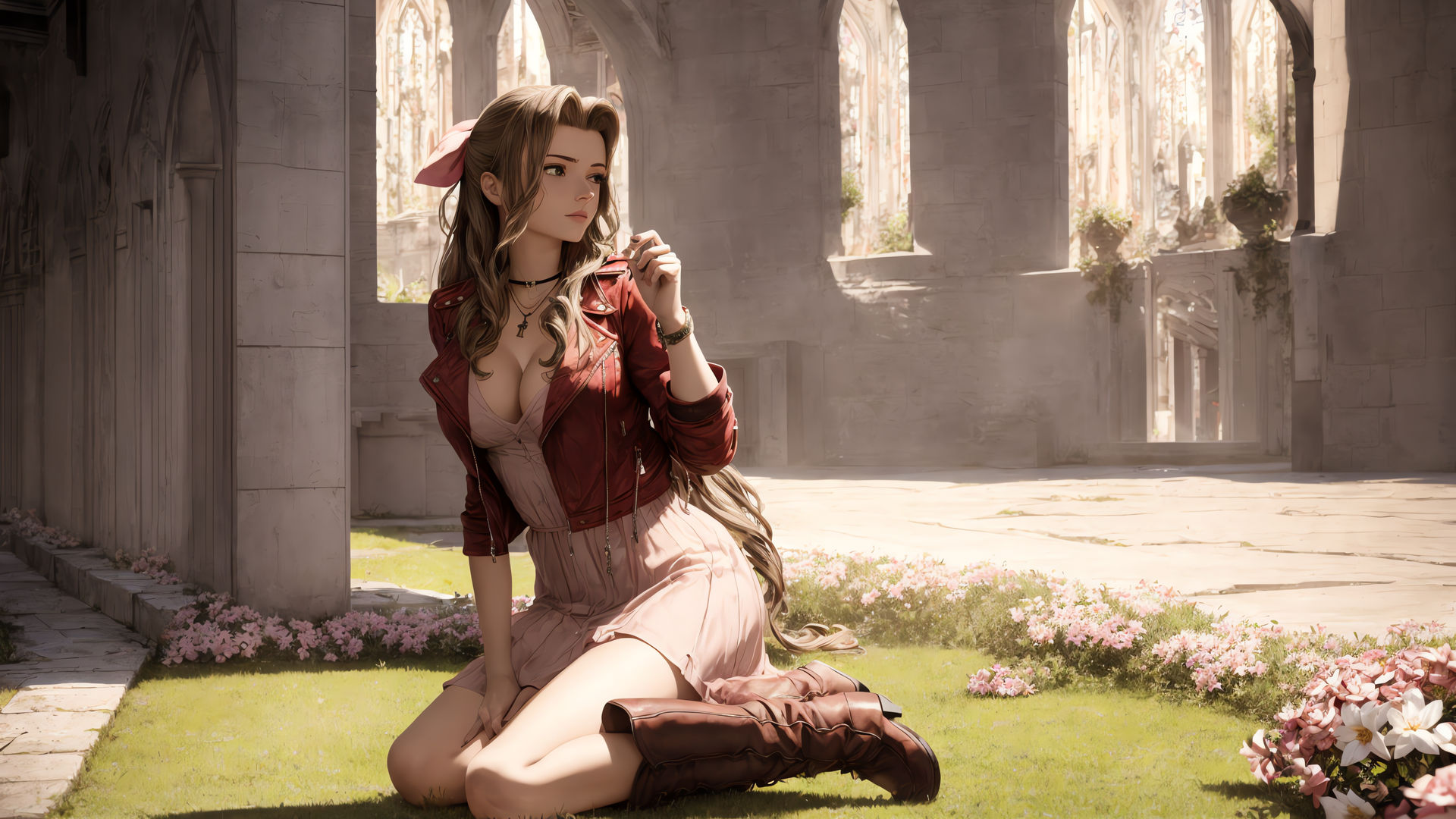 Aerith Gainsborough Final Fantasy 7 3 By Ishtaria ai On DeviantArt aerith-gainsborough-final-fantasy-7-3-by-ishtaria-ai-on-deviantart