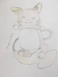 Kawaii Alolan Raichu Drawing