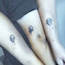 Mini Ponyo matching tattoos