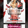 Girls Ladies Night Out Flyer Template