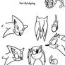 Sonic's faces