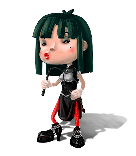 cute gothic girl