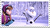 Frozen - Anna and Olaf Stamp