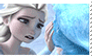 Frozen - Elsa Crying Stamp