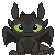 HTTYD - Toothless Icon by Matchstar