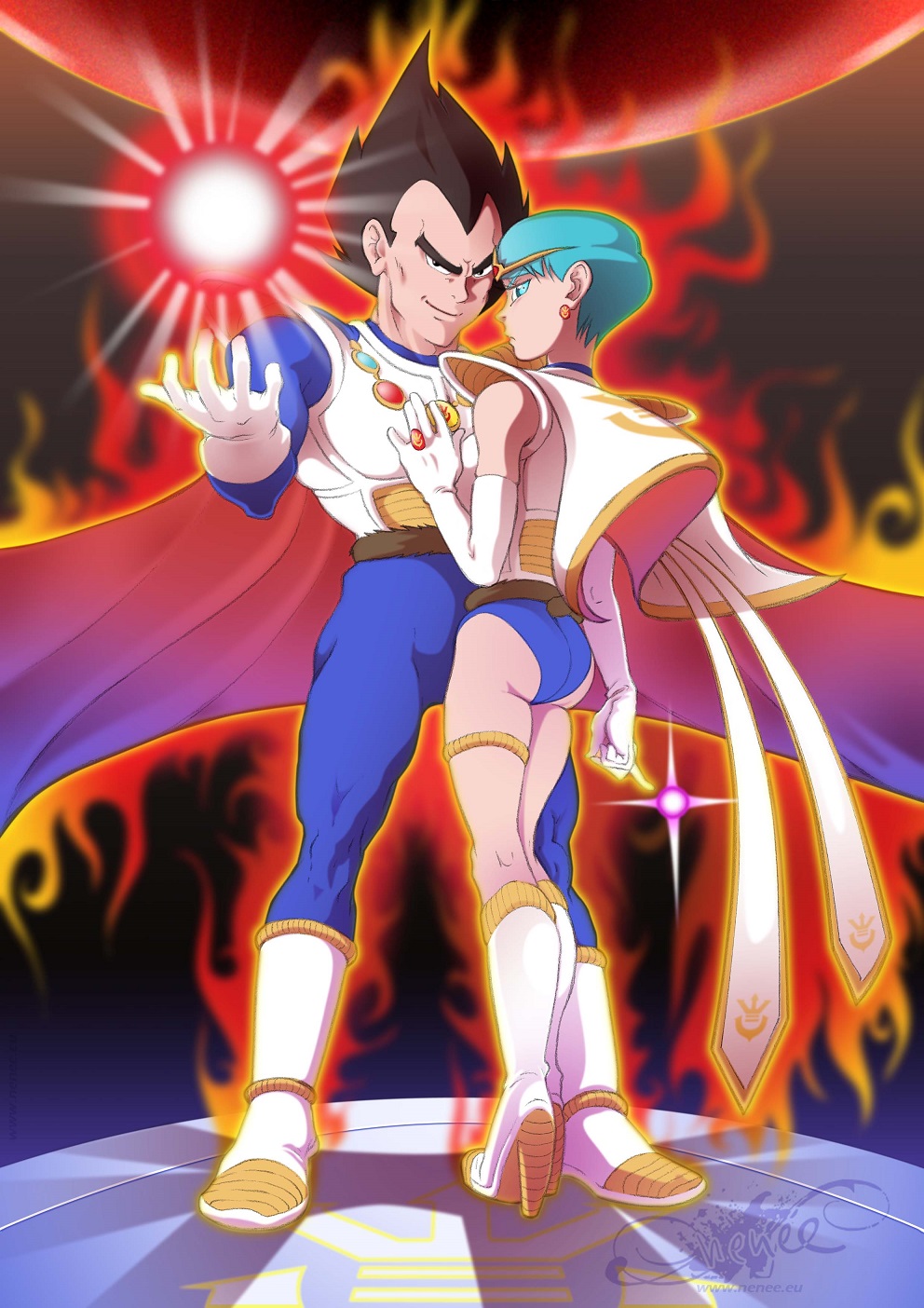 Royal King Vegeta and Queen Bulma