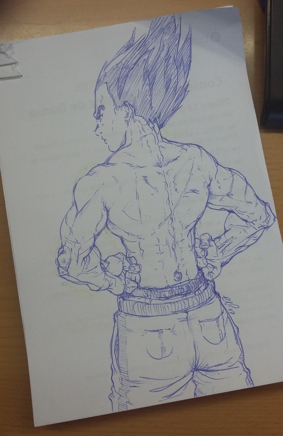 Vegeta sketch 19-01-17