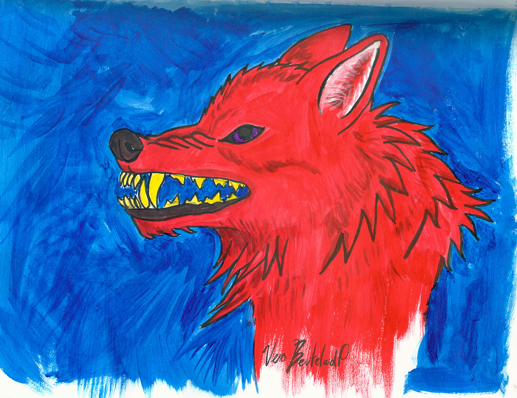 rage red wolf