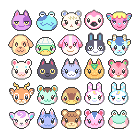 Animal Crossing pixels again by petalade on DeviantArt