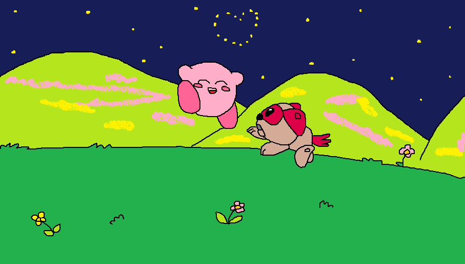Kirby And Robot Dog By Pikachugirl On Deviantart Kirby And Robot Dog By Pikachugirl On Deviantart