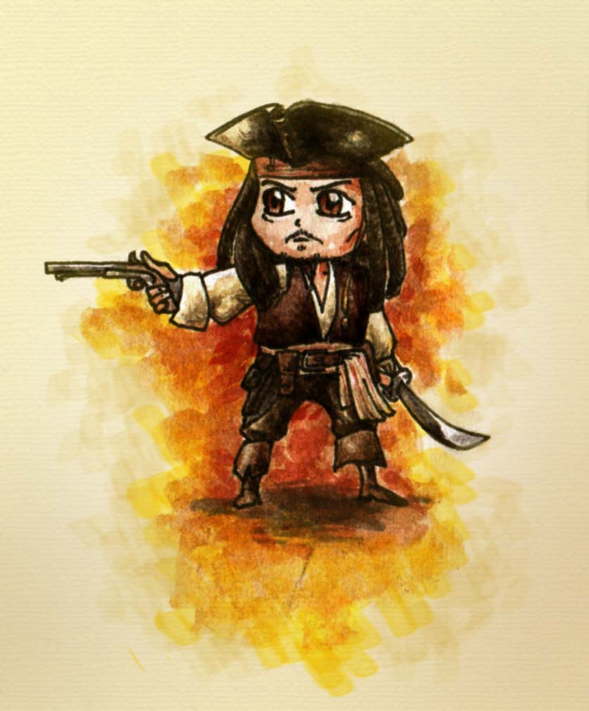 Chibi jack sparrow by sphodromantis on DeviantArt Chibi jack sparrow by sphodromantis on DeviantArt