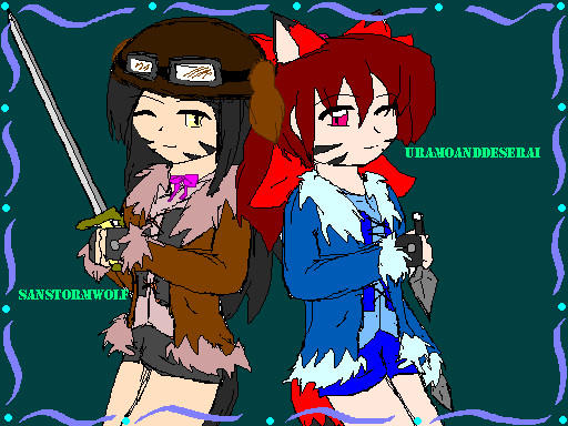 Sandstorm + Deserai by DASWolves on DeviantArt