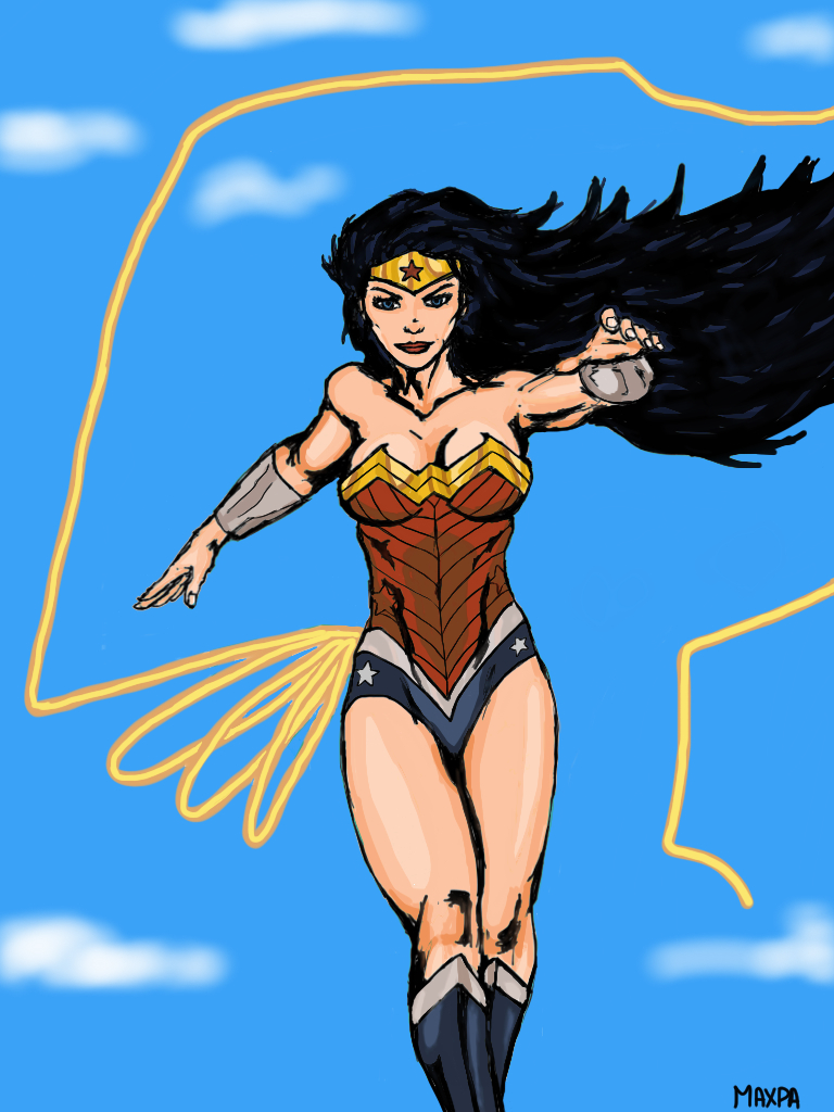 Wonder  Woman Flying