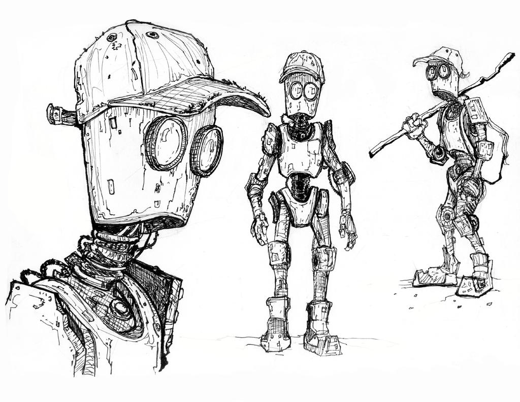Robot Sketch by TylerJustice on DeviantArt